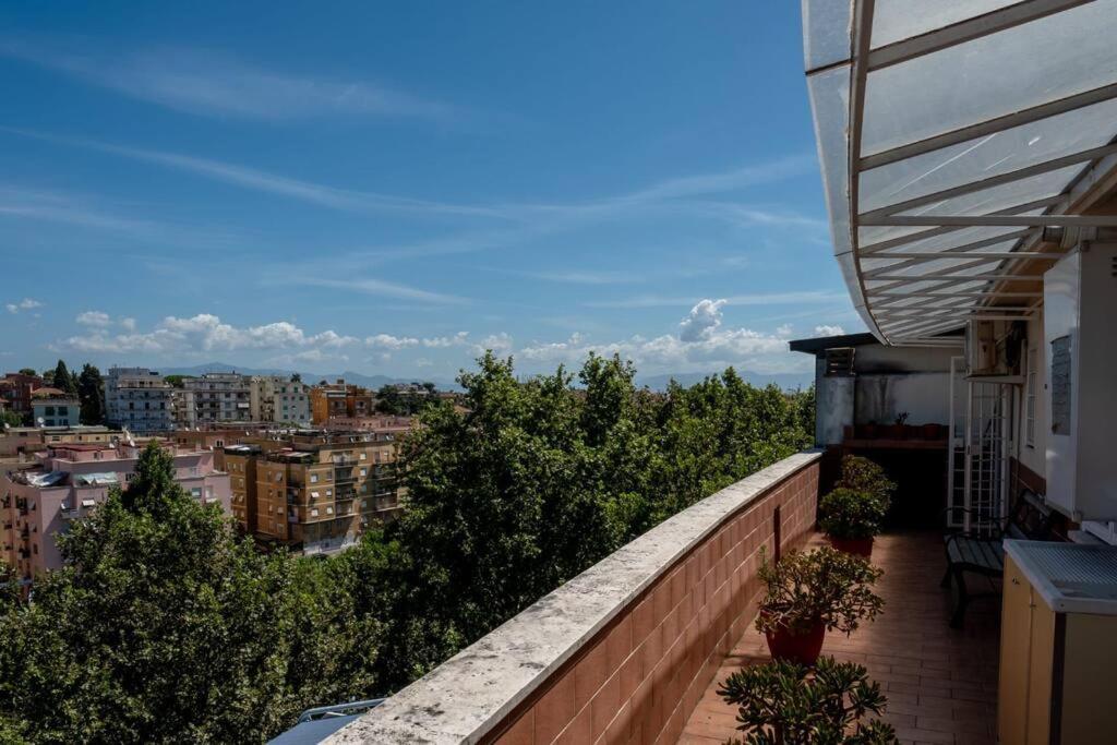 Attico Per Quattro Persone Sulla Nomentana, Wi-Fi, Aria Condizionata Leilighet Roma Eksteriør bilde